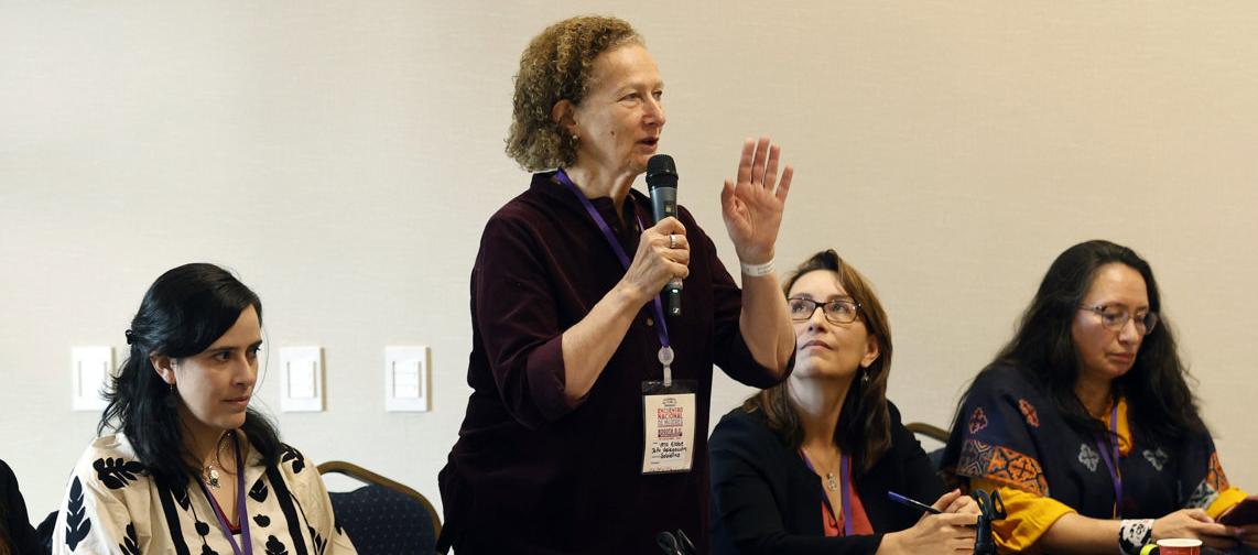 La jefa negociadora del Gobierno colombiano con el ELN, Vera Grabe.