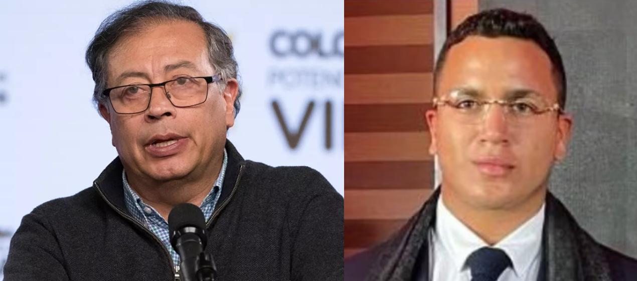 Presidente Gustavo Petro y Omar Hernández. 