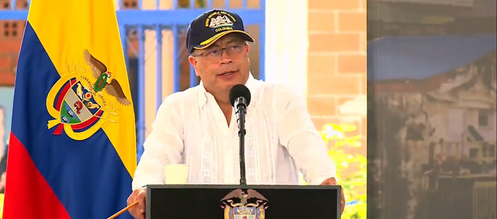 El Presidente Gustavo Petro.