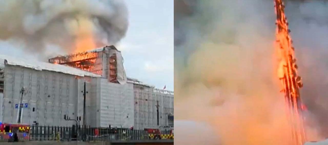 El incendio dejó graves afectaciones a la edificación. 