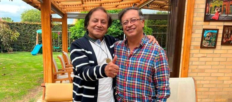 Juan Fernando y Gustavo Petro.