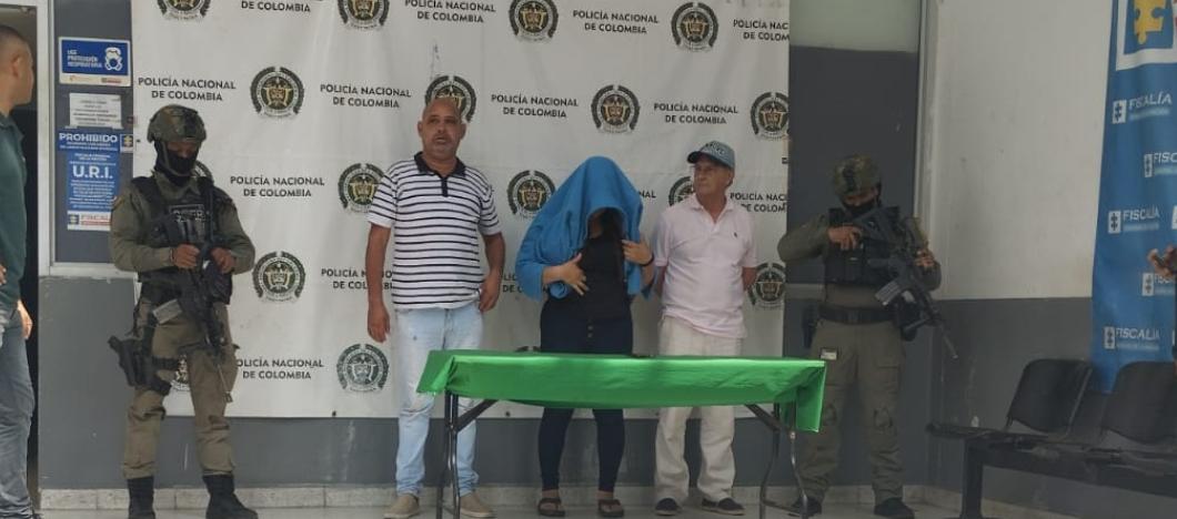 Los capturados fueron dejados a disposición de la URI de la Fiscalía. 