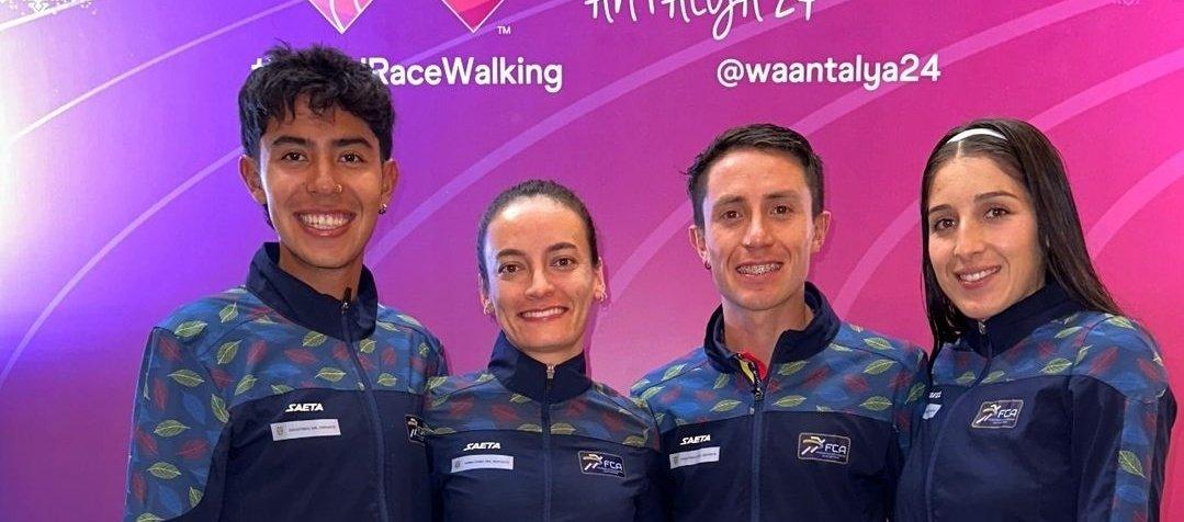 Mateo Romero, Lorena Arenas, Laura Chalarca y Cesar Herrera.