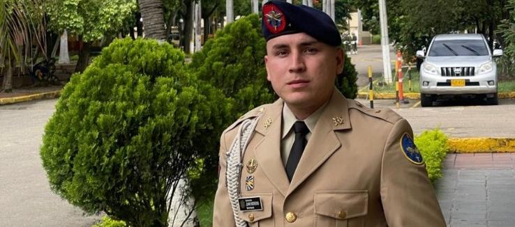 Juan Camilo Moreno, subteniente asesinado en Medellín.