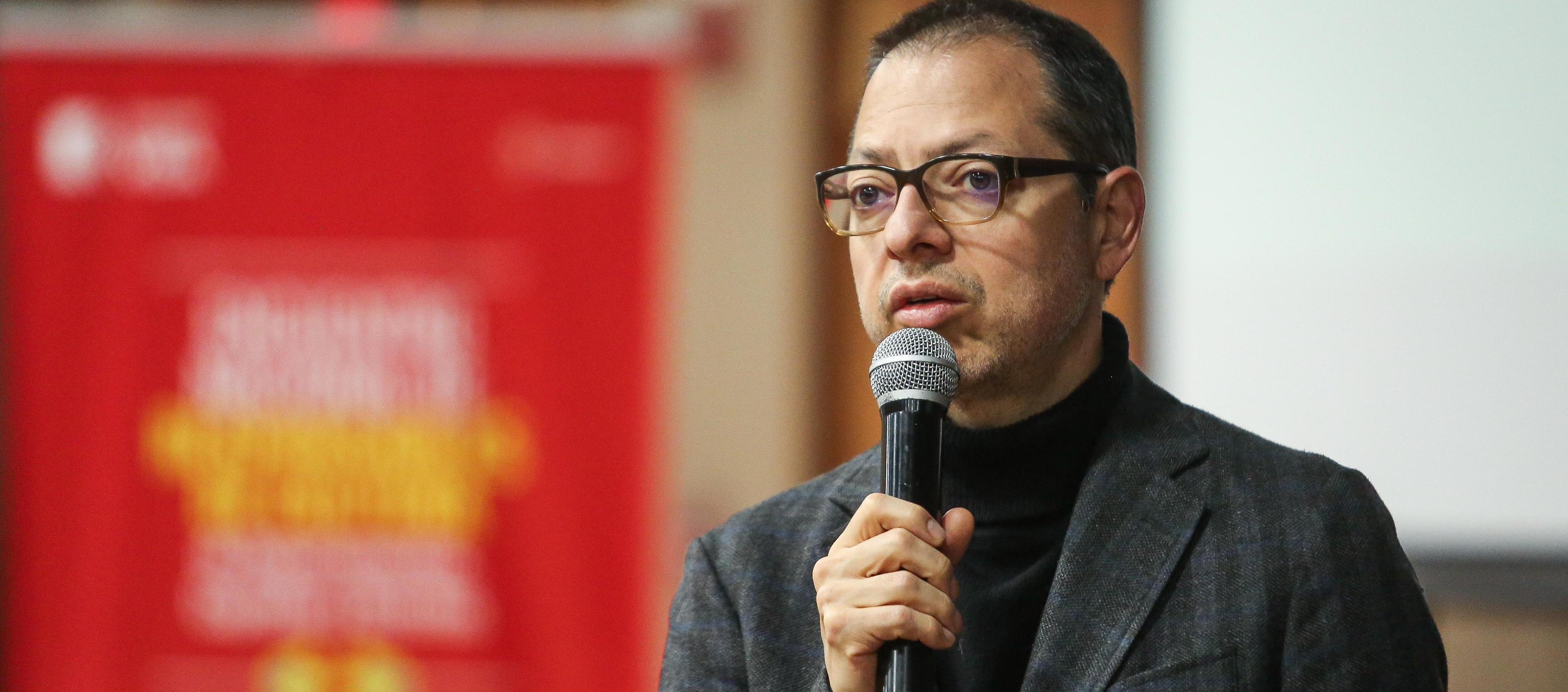 El Ministro de Cultura, Juan David Correa.