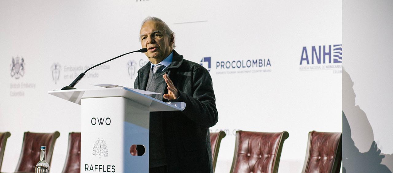 El Ministro de Hacienda, Ricardo Bonilla.