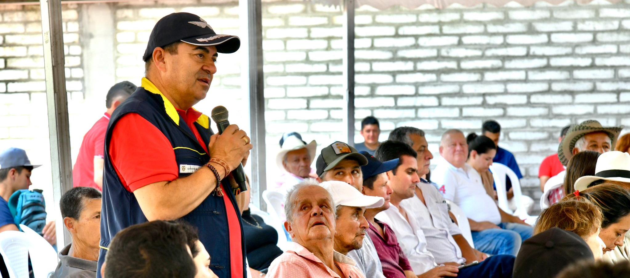 Olmedo López en la UNGRD.