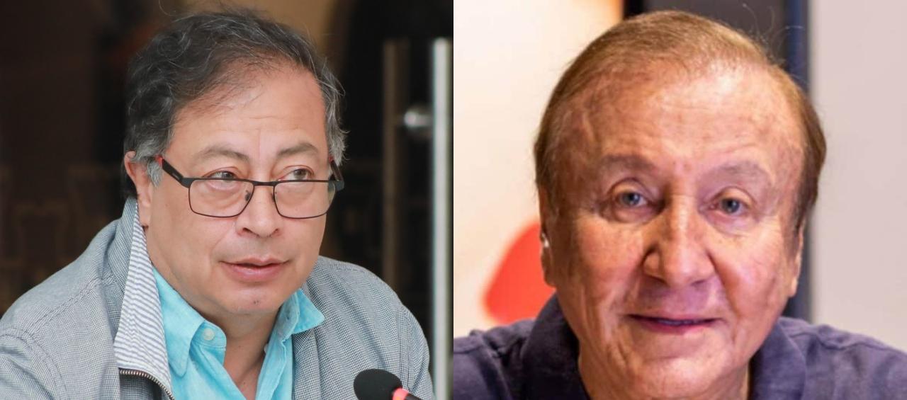 El Presidente Gustavo Petro y Rodolfo Hernández.