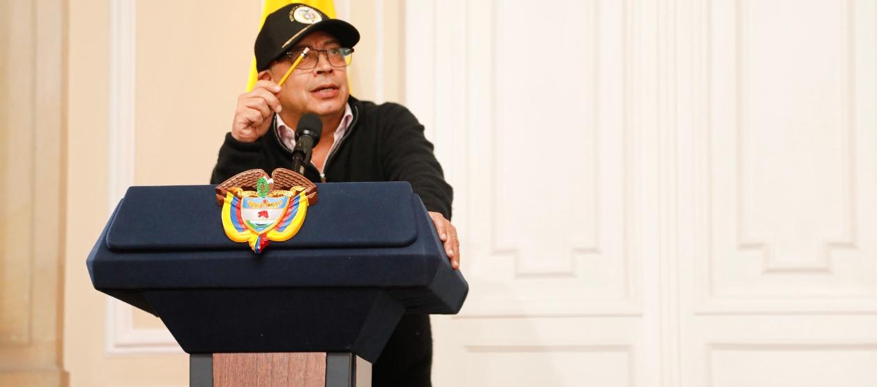 El Presidente de la República, Gustavo Petro.
