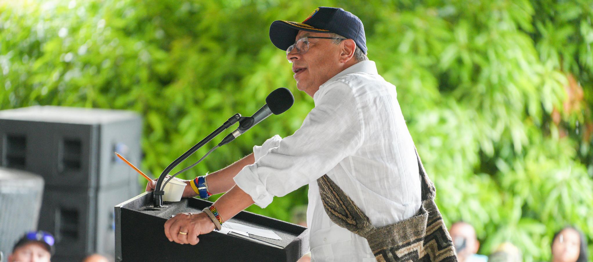 El Presidente Gustavo Petro.