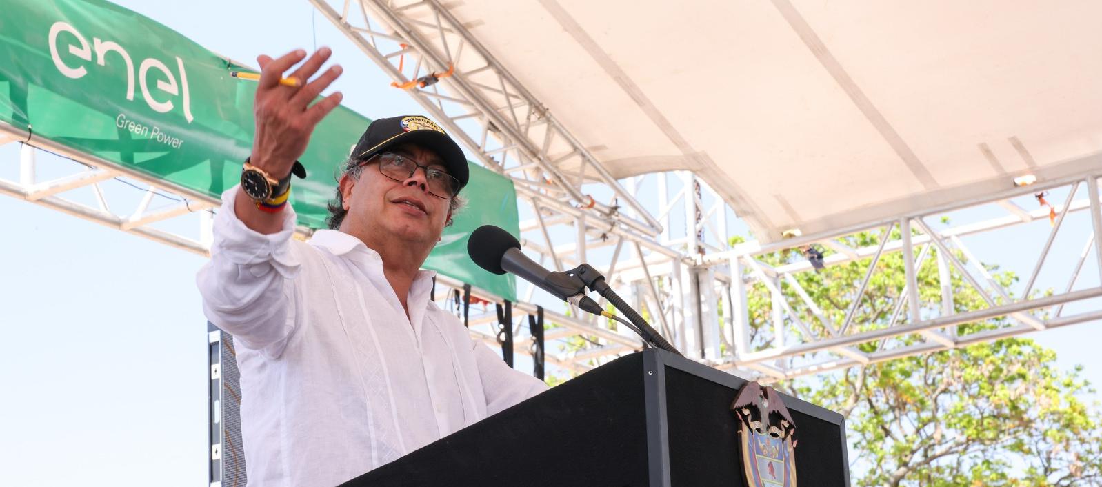 El Presidente Gustavo Petro.