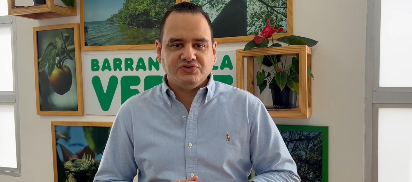 Director de Barranquilla Verde, Sergio Ramírez Payares.