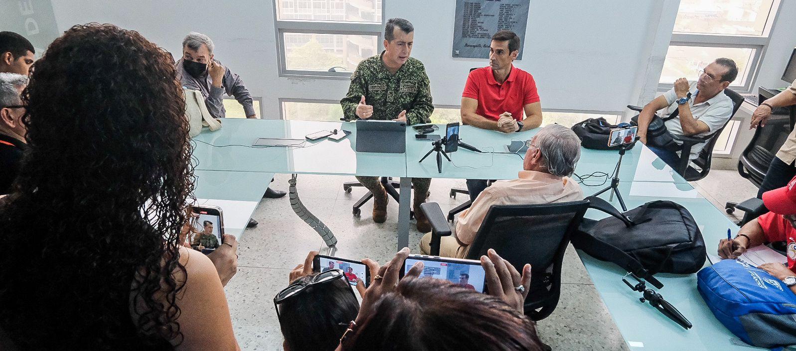 Reunión previa a cumbre de seguridad.