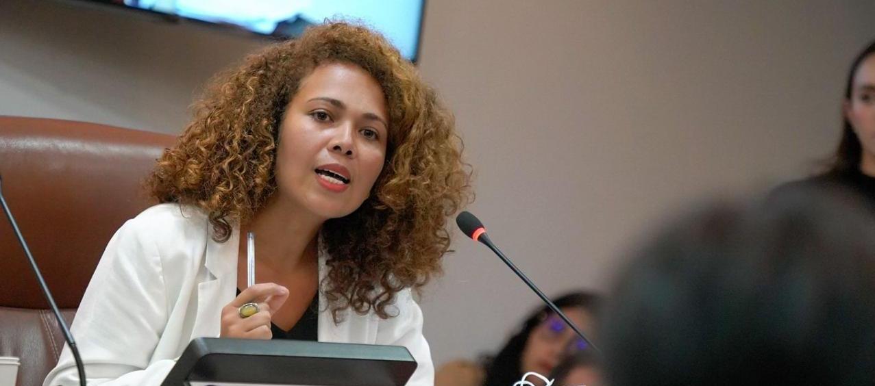 Yesenia Olaya, ministra de Ciencia. 