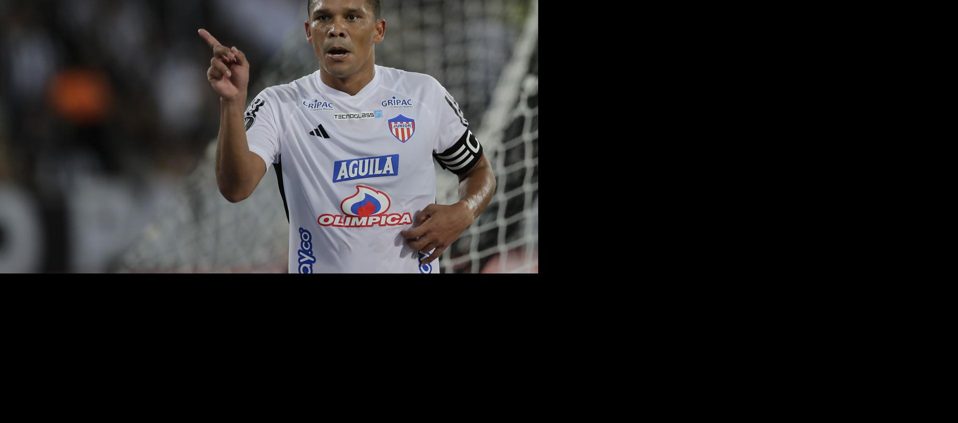 Carlos Bacca, delantero y capitán del Junior. 