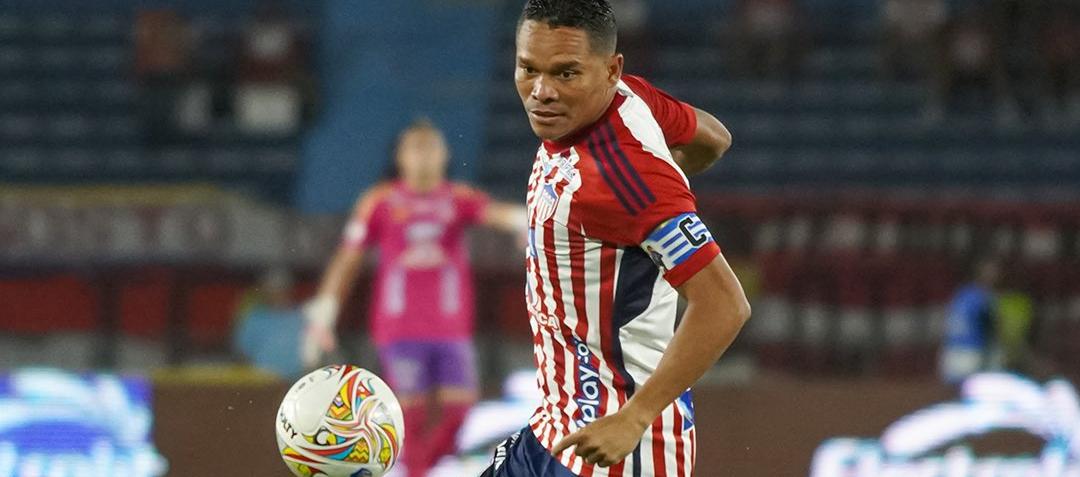 Carlos Bacca, delantero y capitán del Junior, suma cuatro goles en Copa Libertadores.