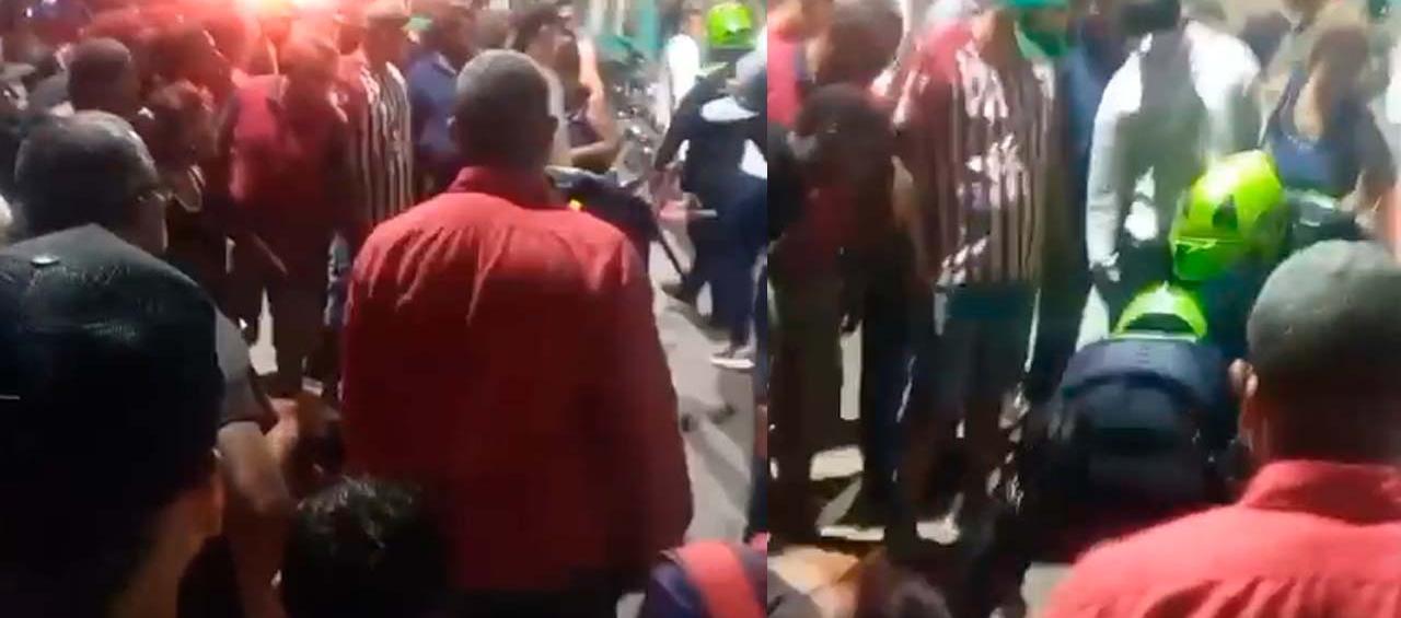 Balacera en el barrio Carrizal de Barranquilla.