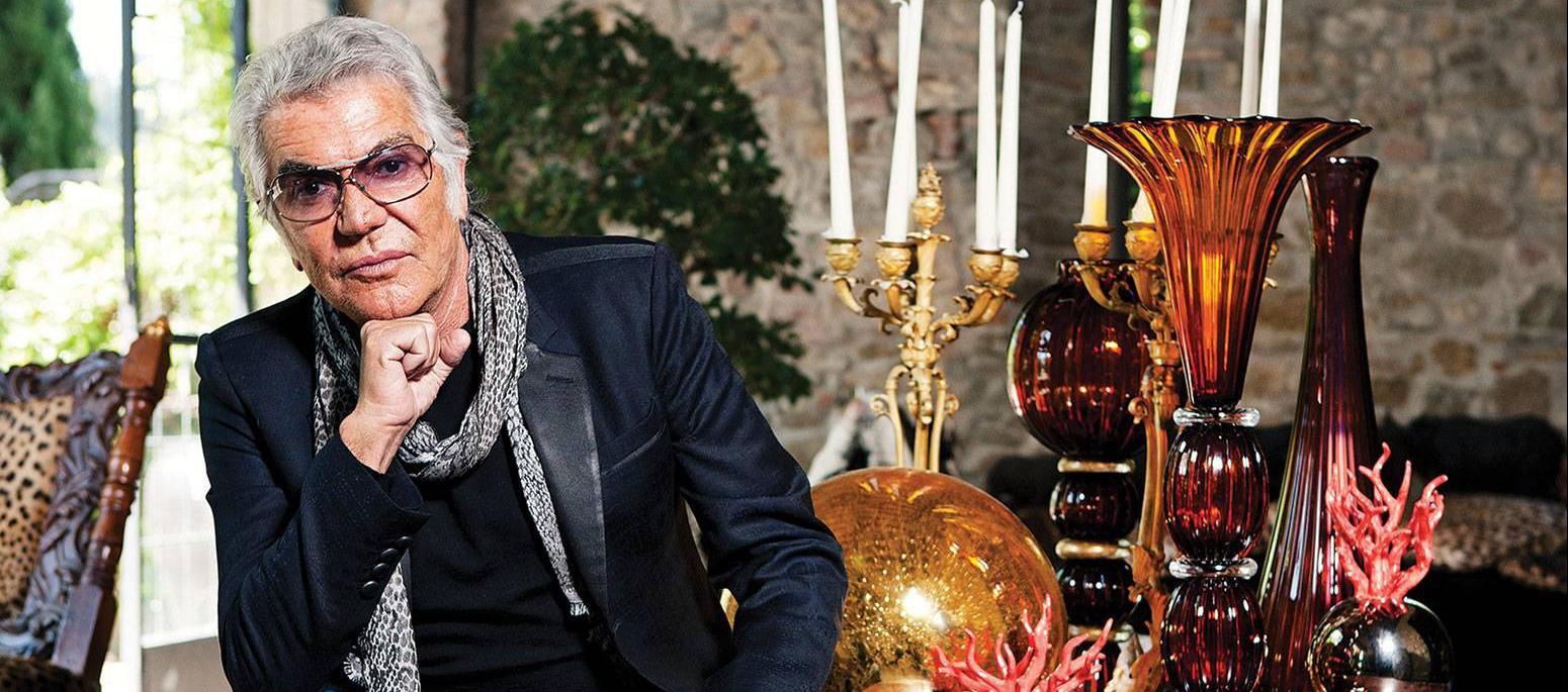 El diseñador Roberto Cavalli.