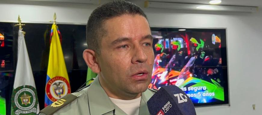 Coronel John Jairo Urrea Rozo, comandante del Departamento de Policía Atlántico.