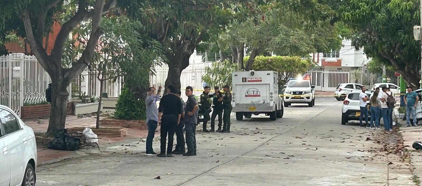 Barrio Santa Ana donde se registró el doble crimen. 