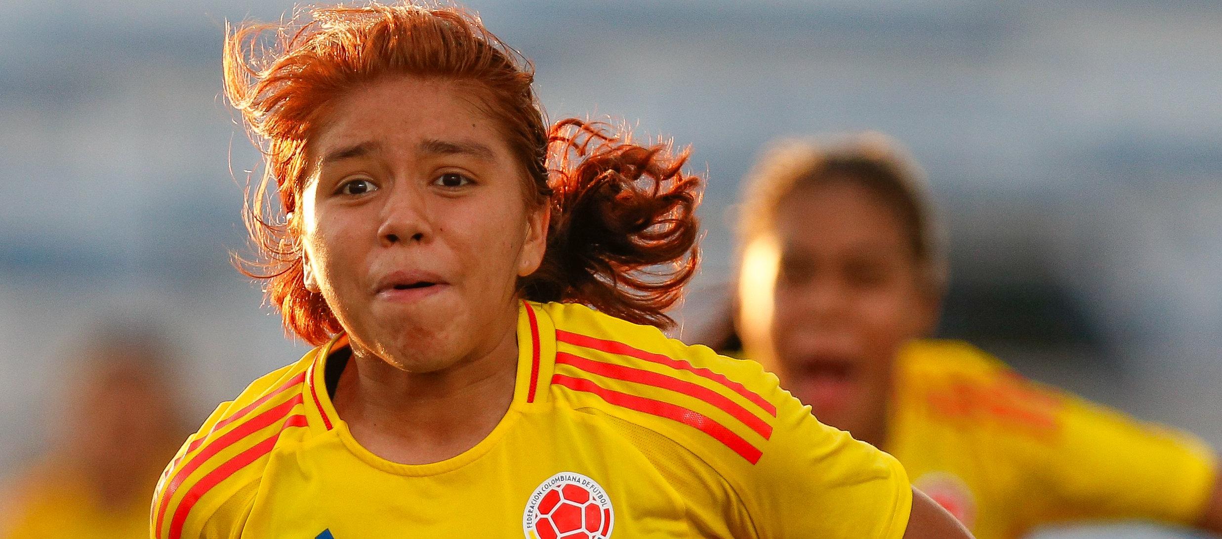 Gabriela Rodríguez marcó el gol del triunfo de Colombia en el minuto 94. 