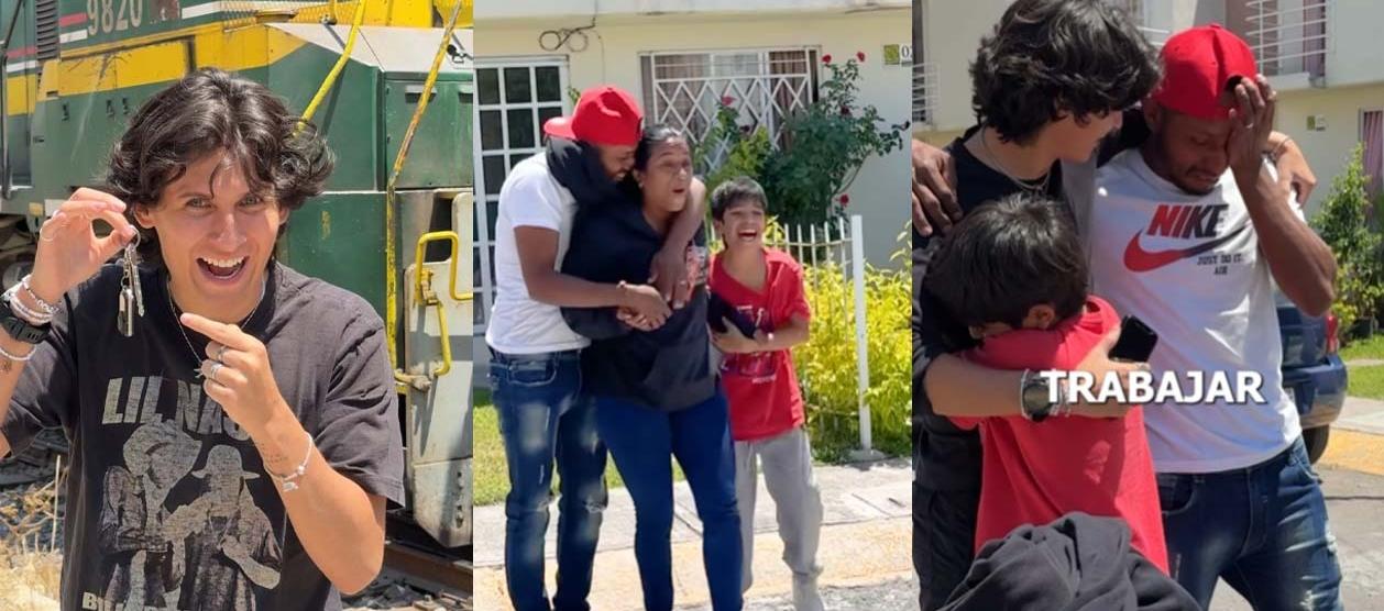 El influencer Alexis Omman regaló una casa.