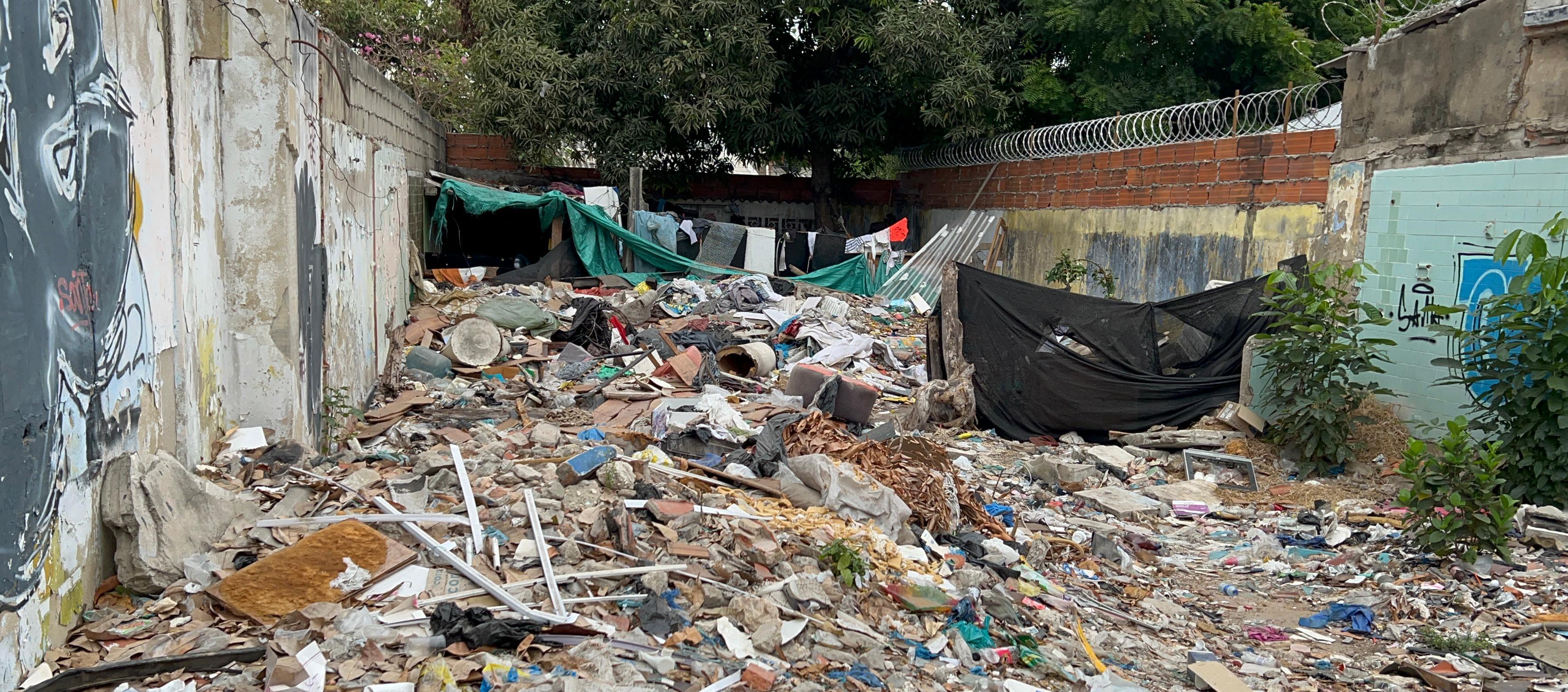 Lote abandonado en el barrio San José.