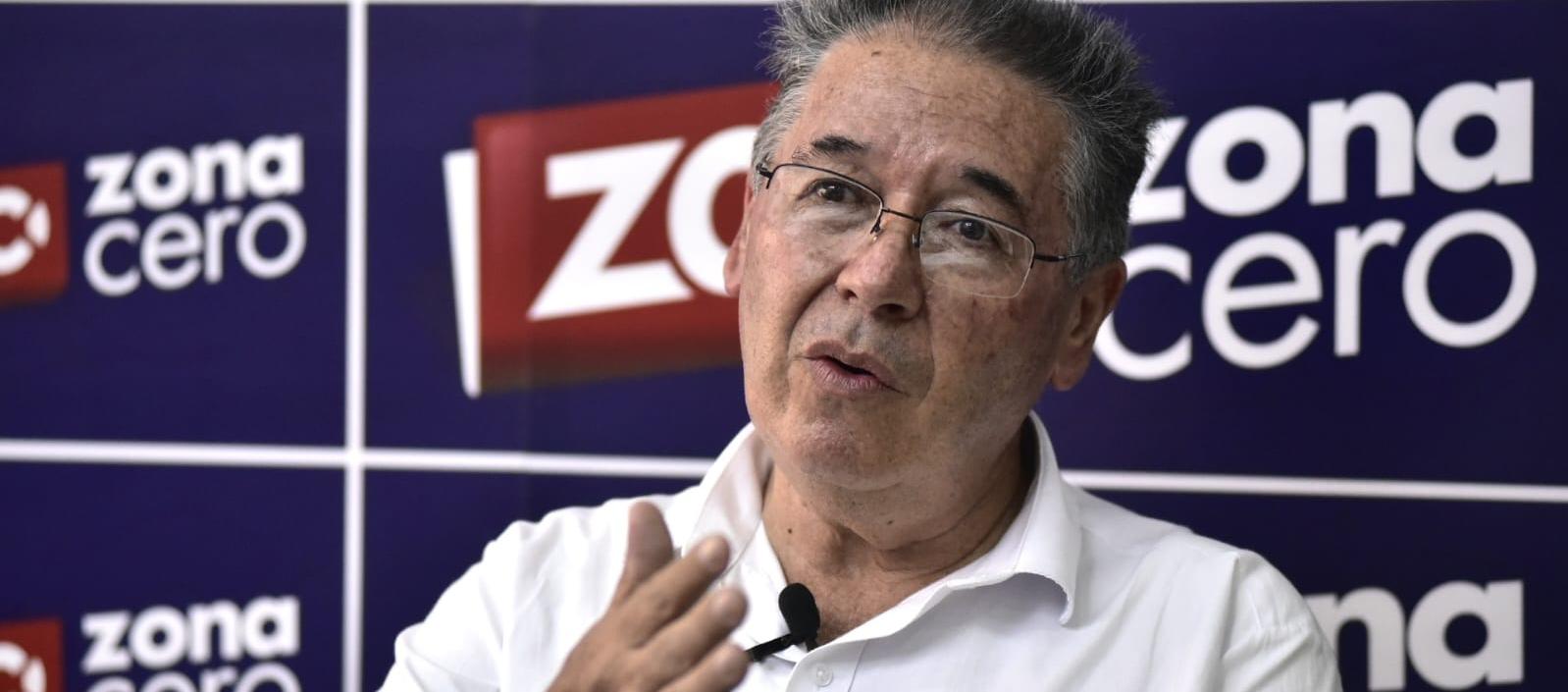 Luis Alejandro Jiménez, director del Sistema Nacional de Formación para el Trabajo del Sena, en la visita a Zona Cero