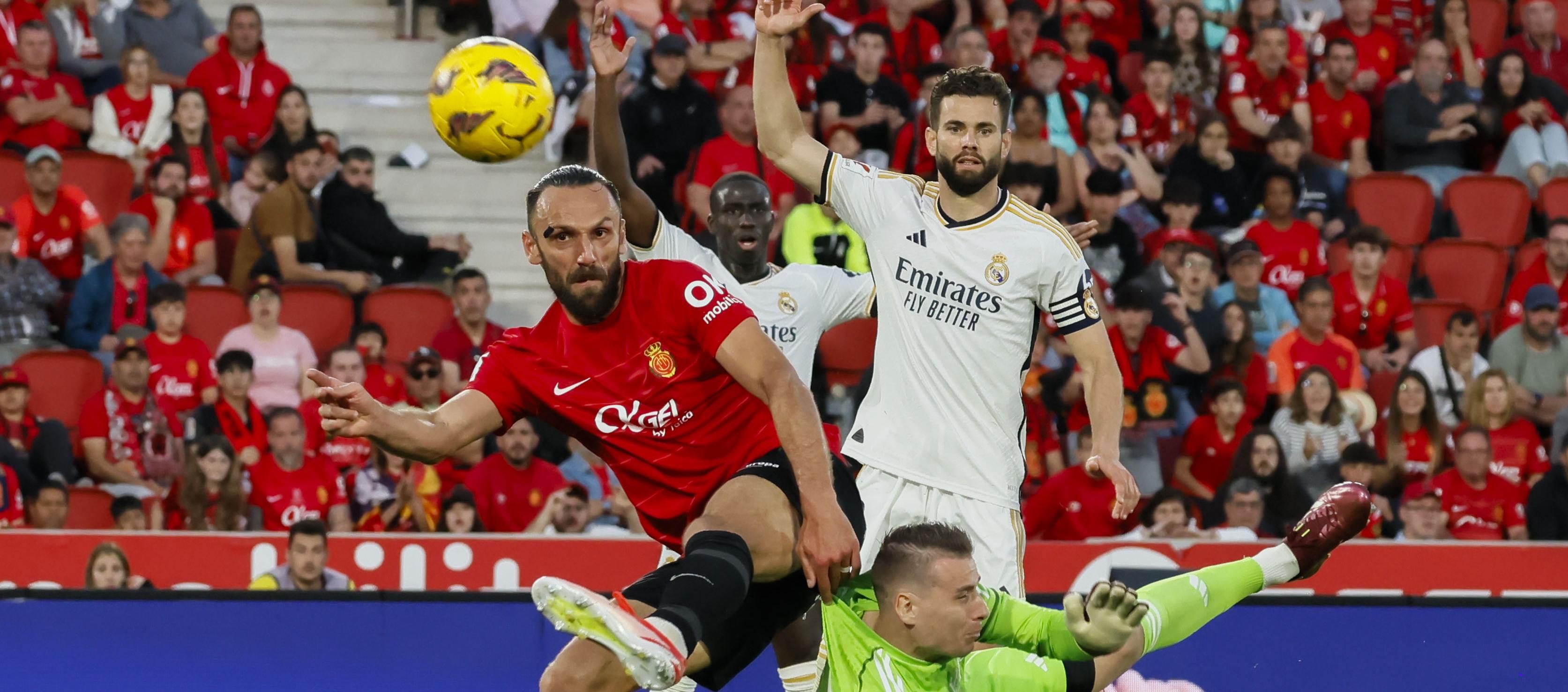 Última acción del partido, en la cual Muriqi pudo darle el empate al Mallorca. 