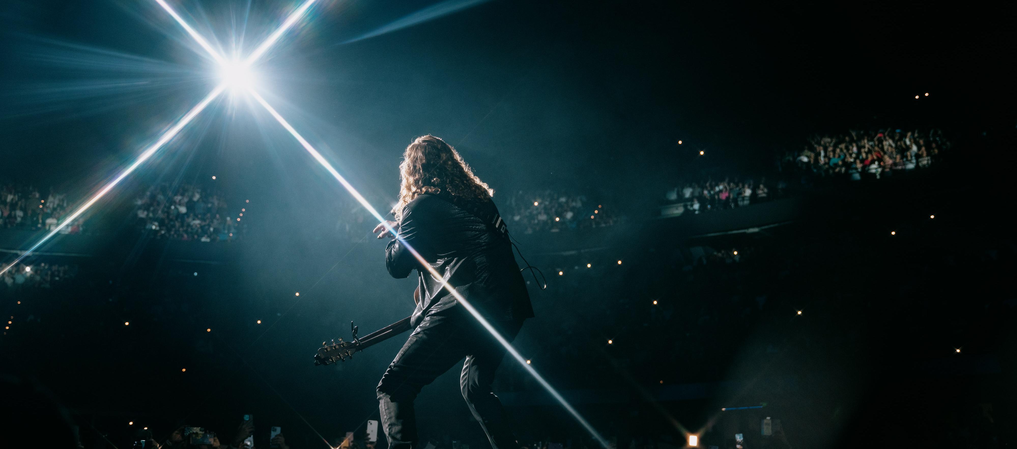 Maná se presentó la noche de este miércoles en Bogotá.