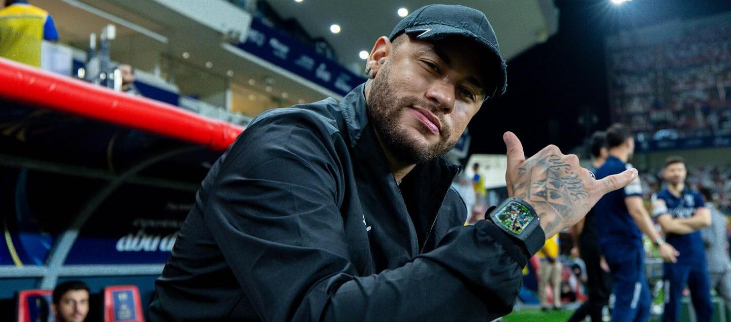 Neymar, delantero brasileño del Al Hilal saudí.