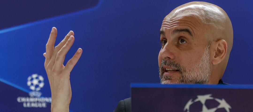 Pep Guardiola, entrenador del Manchester City. 