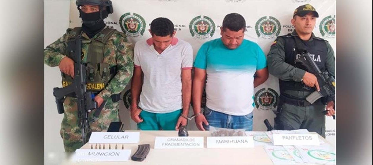 Alias ‘El viejo’ y ‘Kevin’ fueron capturados durante un allanamiento.