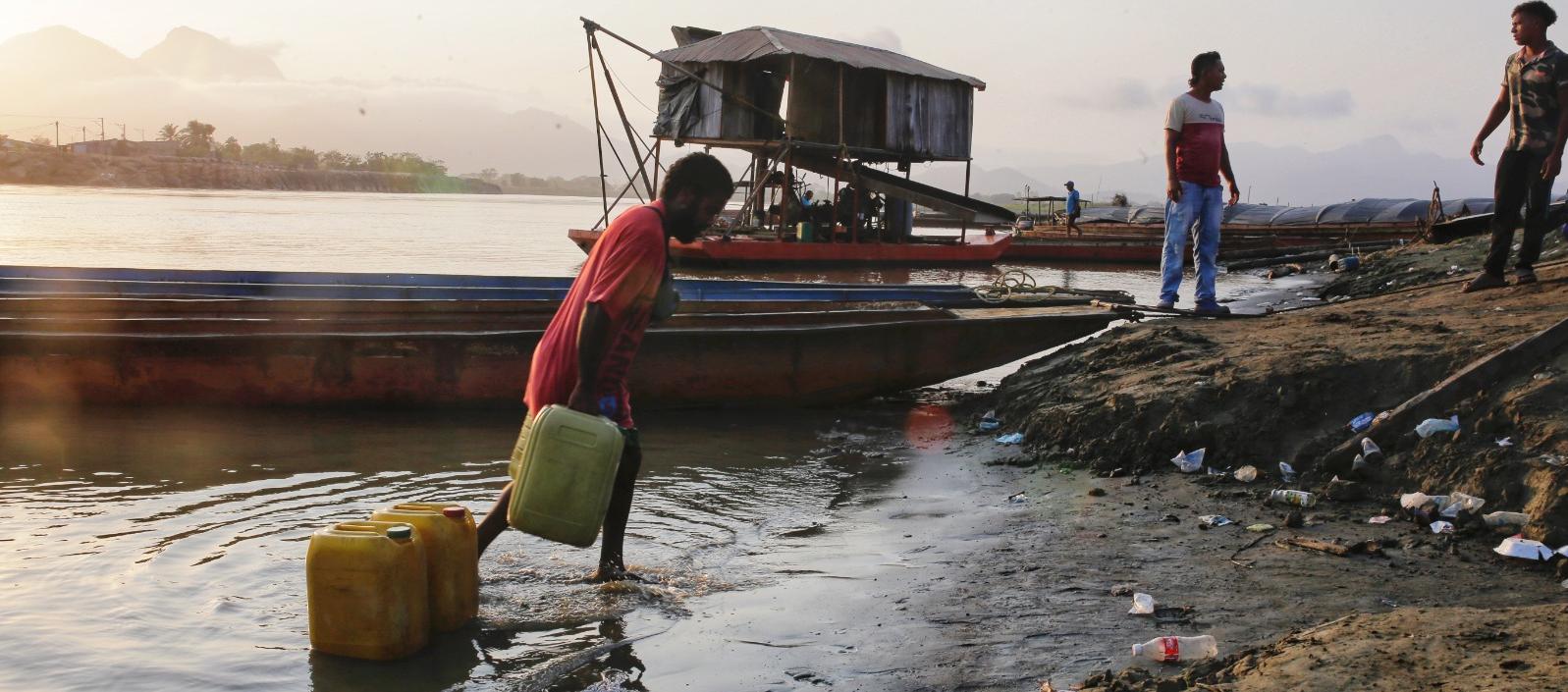 Varias poblaciones ribereñas del Magdalena están golpeadas por la intensa sequía de 'El Niño'