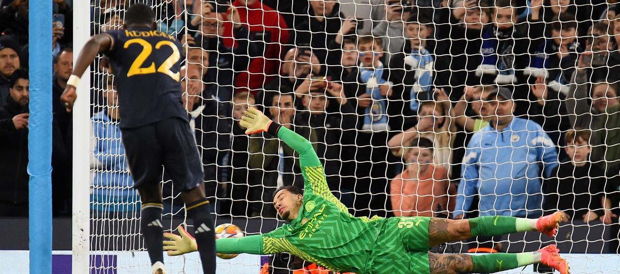 Antonio Rüdiger en el cobro que le dio el pase a las semifinales al Real Madrid.