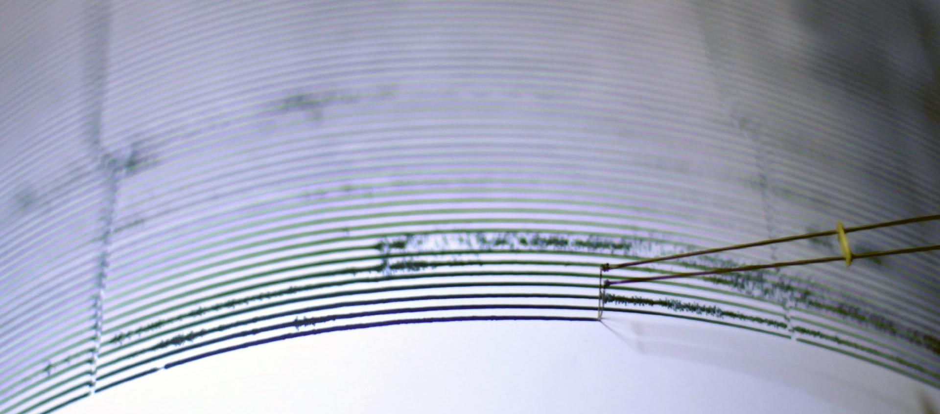 Registro de un movimiento sísmico