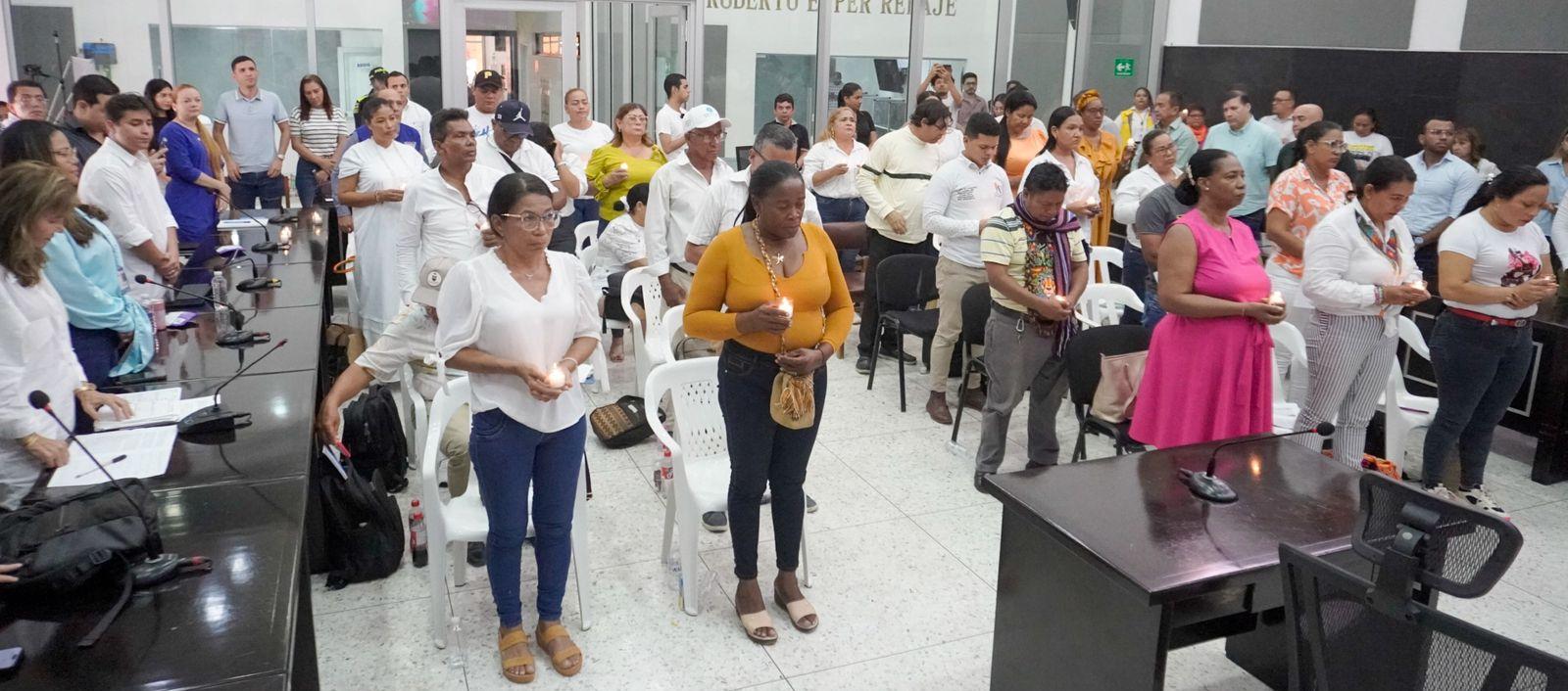 Conmemoración del Día Nacional de la Memoria y Solidaridad con las víctimas del conflicto armado en la Asamblea deel Atlánitico