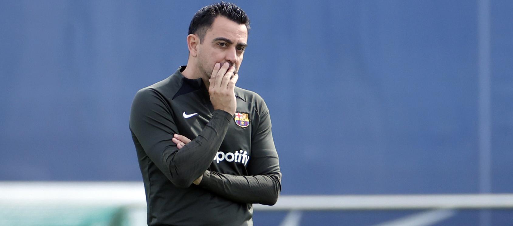 Xavi Hernández asumió como técnico del Barcelona en 2022. 