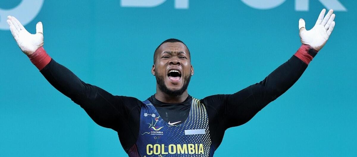 Yeison López es el tercer pesista clasificado por Colombia a París 2024.