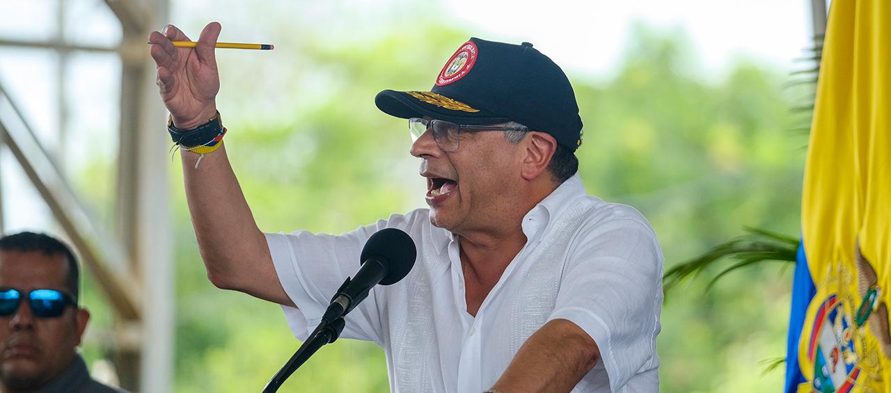 El Presidente de la República, Gustavo Petro.