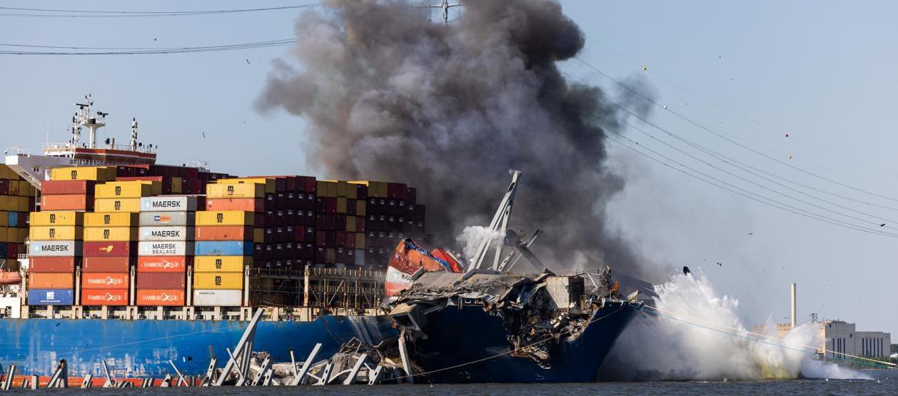 Imagen del accidente.