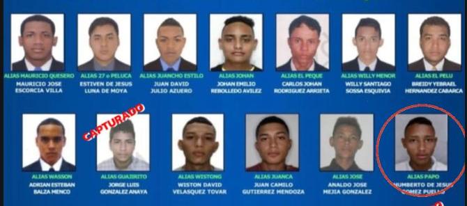 Humberto Gómez Puello, alias 'Papo', aparecía en el cártel de los más buscados. 