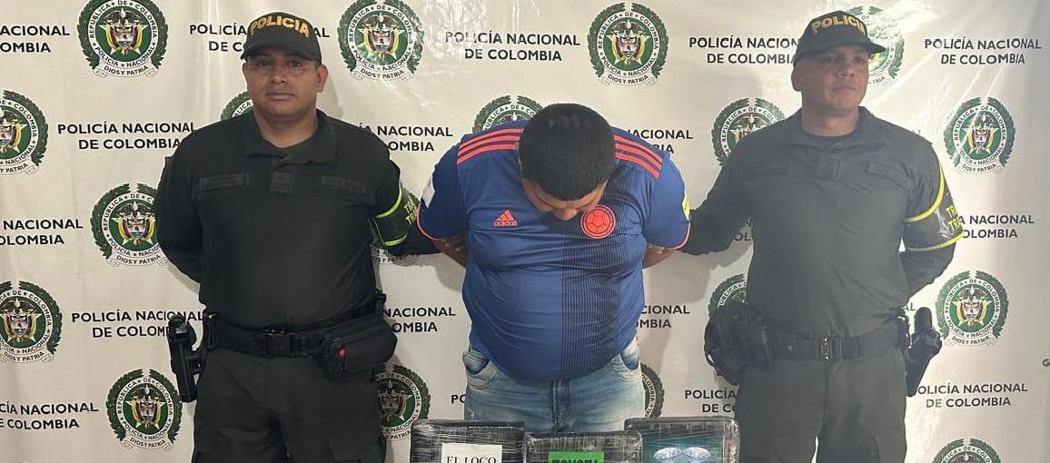 Capturado con clorhidrato de cocaína