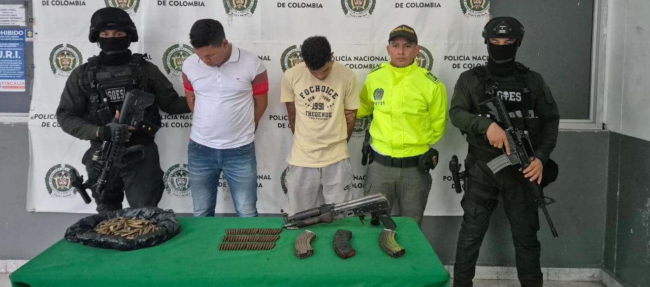 Iván Rodolfo Enrique Zambrano y Dario de Ángel Álvarez, capturados.