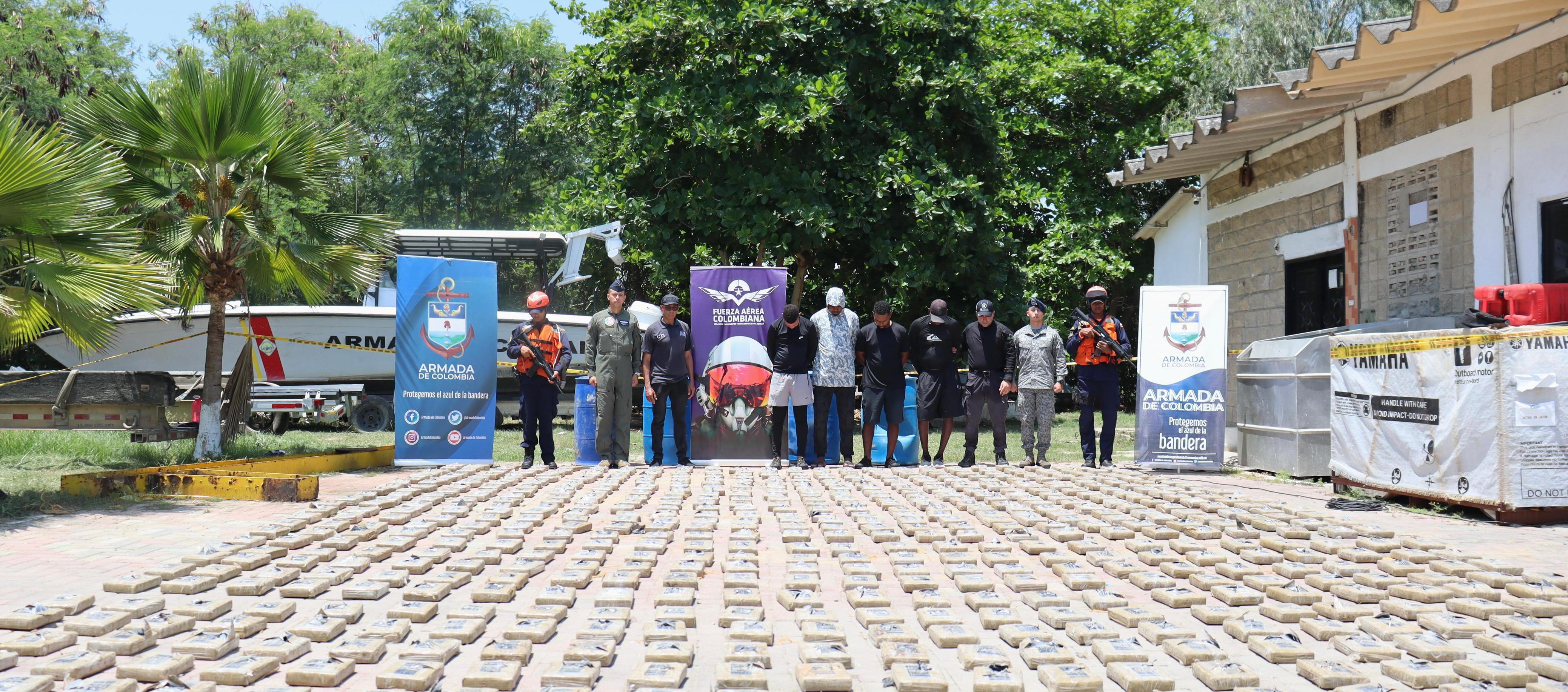 La cocaína era transportada en una embarcación tipo “Go Fast”.