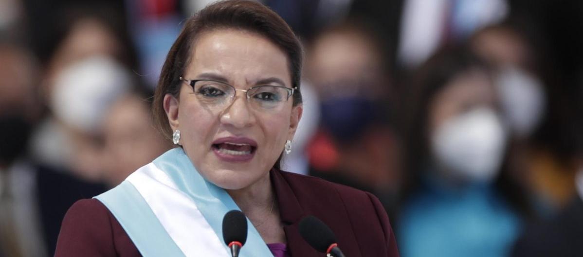 La presidenta de Honduras, Xiomara Castro.