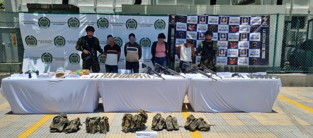 Presuntos miembros del 'Clan del Golfo'.