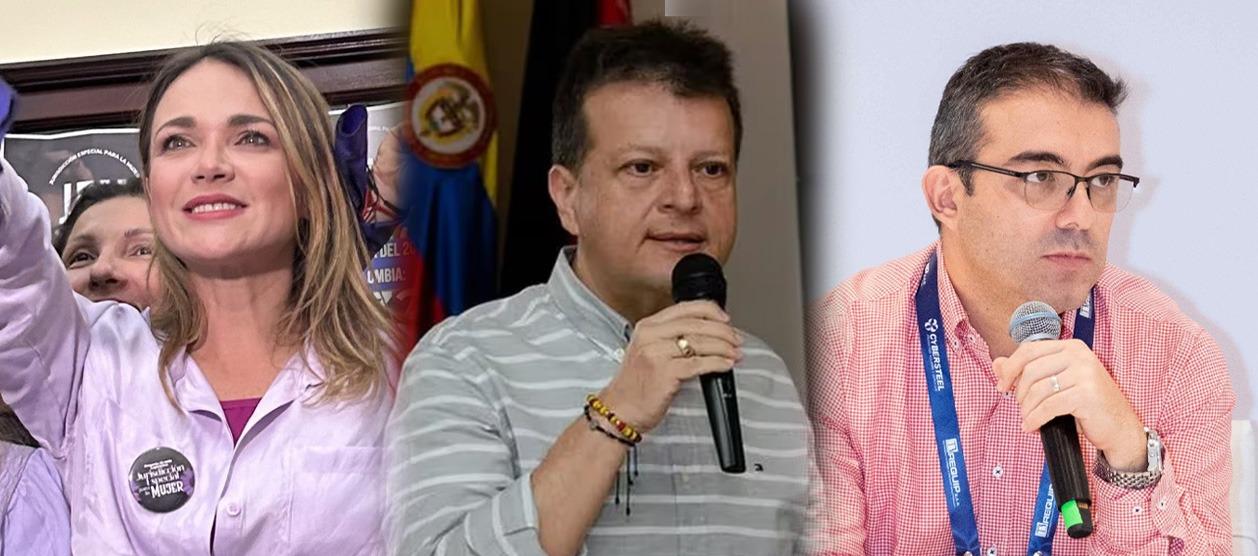 Carolina Arbeláez, Jairo Cristo y Carlos Jiménez.