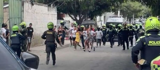 Los hechos se registraron en el barrio San Pedro Alejandrino. 