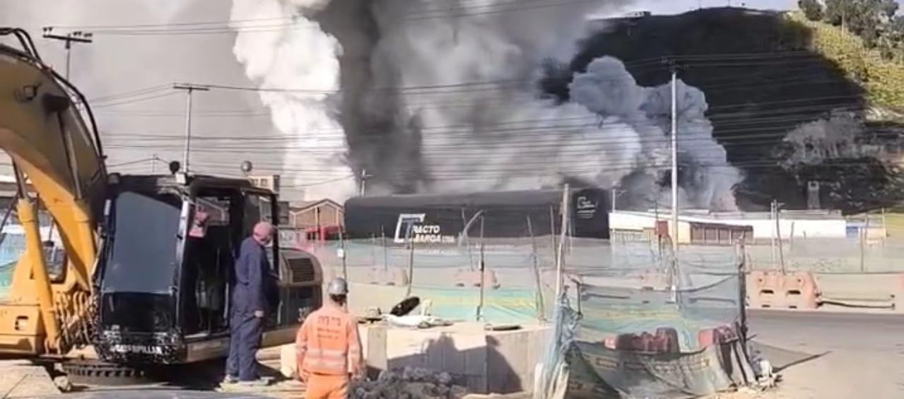 Fábrica donde se presentó la emergencia. 